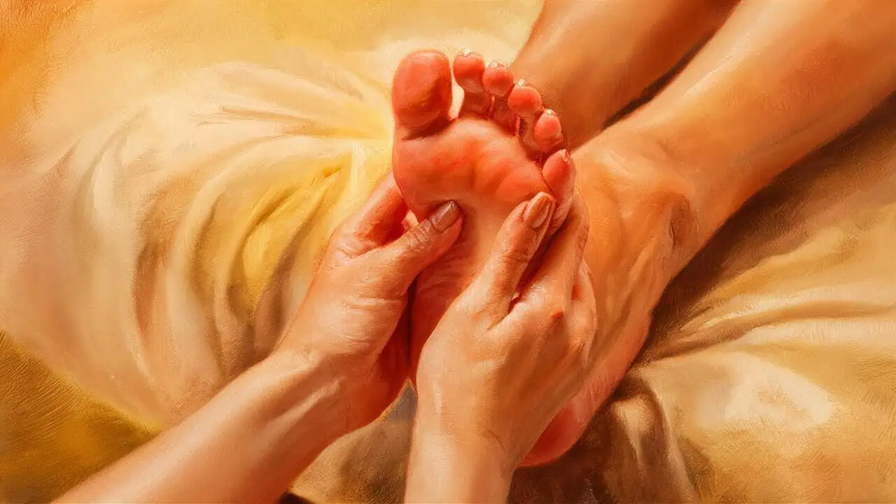 comment masser les pieds