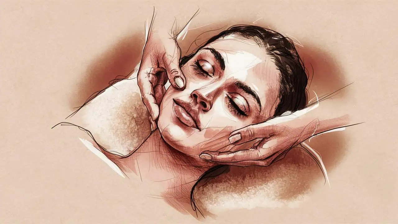 Siamsens Thai Home Massage - an exquisite of an sketching art capturing a relax WeVcpcLaRYuB4opKEXyK8Q Ja7t3
